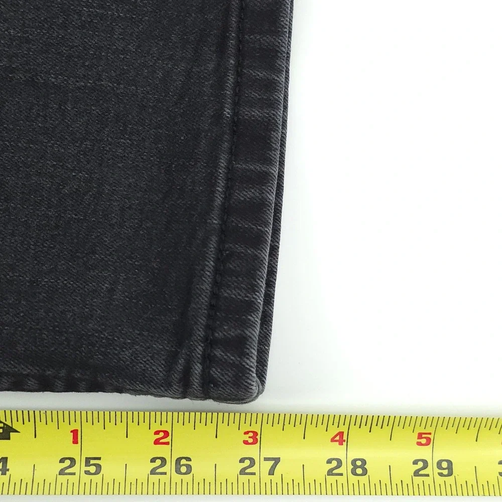 Levis 514 Mens Straight Fit Jeans W38 L30 Gray Faded Black Denim
